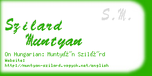 szilard muntyan business card